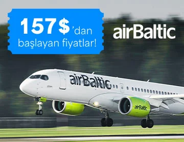airBaltic Uçuşlarında 157$’dan Başlayan Fiyatlar!